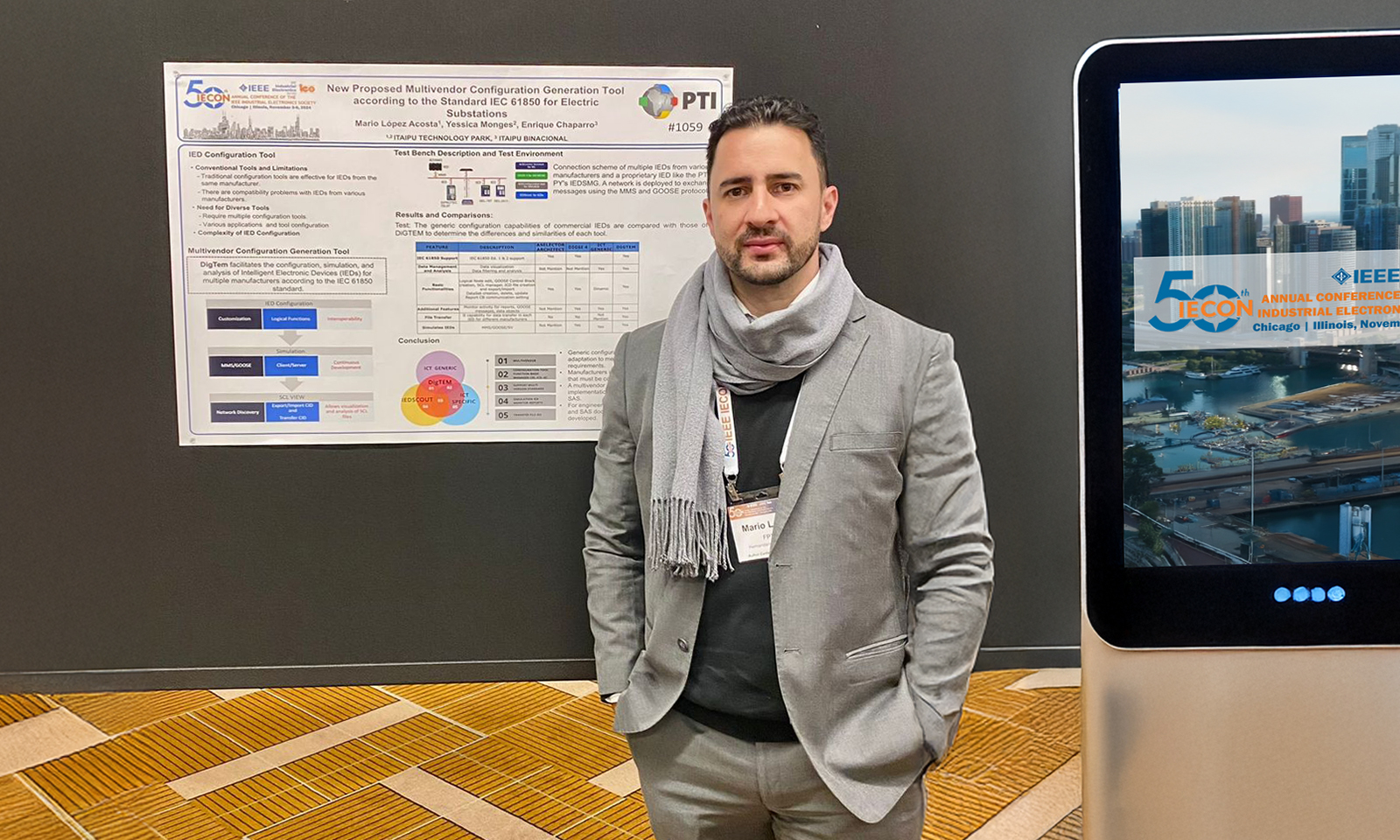 IECON24: PTI Paraguay presentó innovadora herramienta para Subestaciones Eléctricas